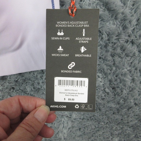 AKHG Alaskan Hardgear Sports Bra Womens 12 Purple Adjustabust High Impact NWT - Picture 5 of 11